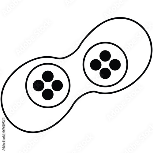 microscope view dividing cell mitosis on white