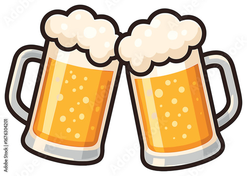 Beer celebration 3d icon set. featuring mugs, foam, party, cheers, and lager symbols