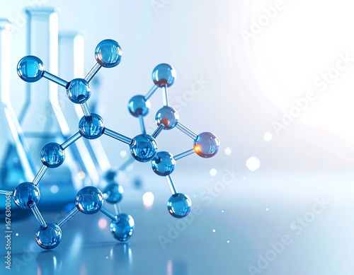 Science lab molecule