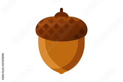 Deliciously sweet brown chocolate cream dessert in a vector illustration set on a brown background
