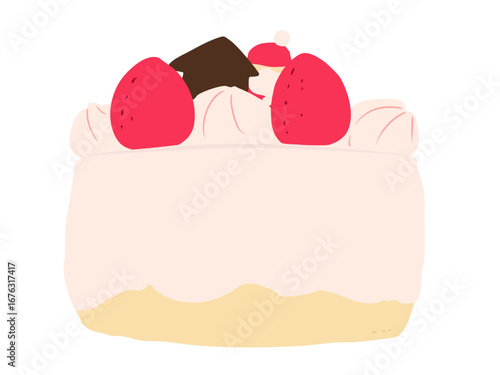 クリスマスケーキ 主線なし
