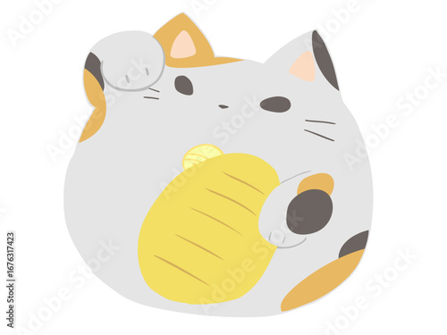 招き猫 主線なし