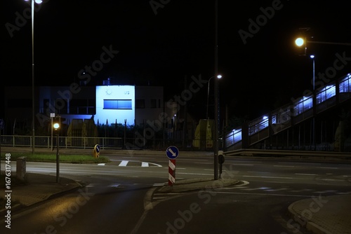 night street road