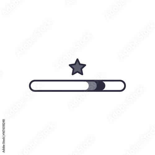 Gamification Icon – Progress Bar