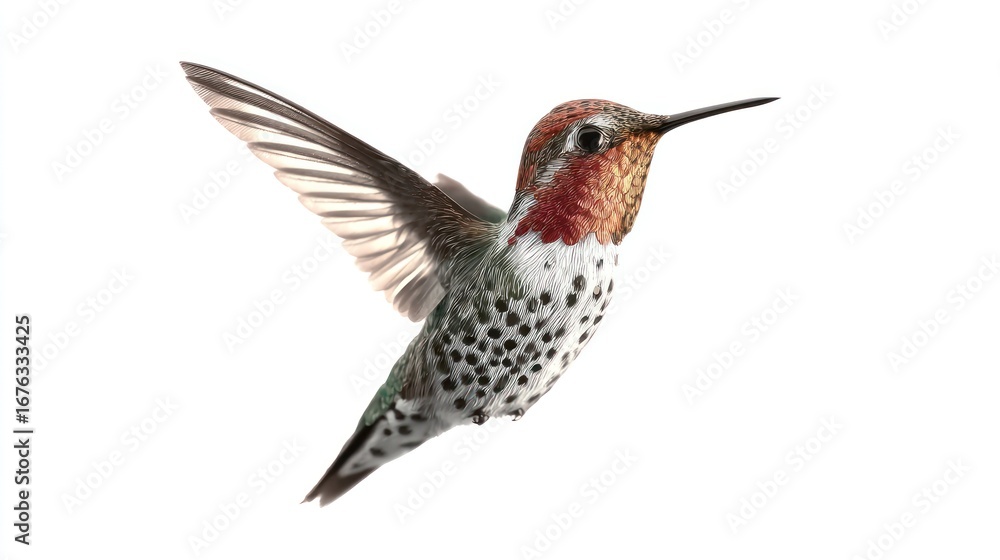 Fototapeta premium Hummingbird in flight (4)