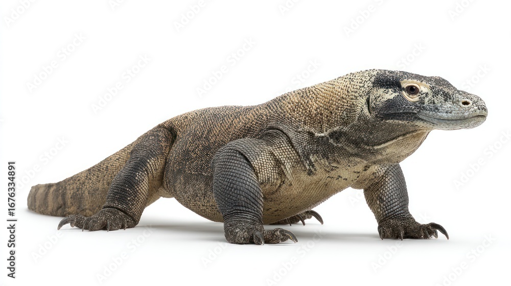 Obraz premium Komodo Dragon Profile