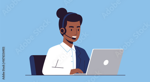 Dedicated support professional provides exceptional help desk services online