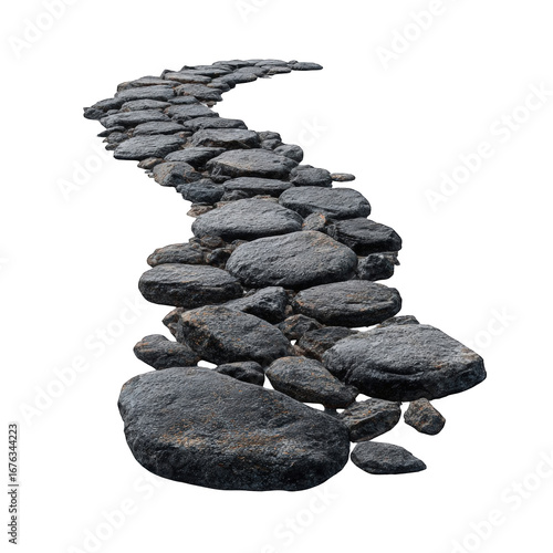 Winding stone path (2)