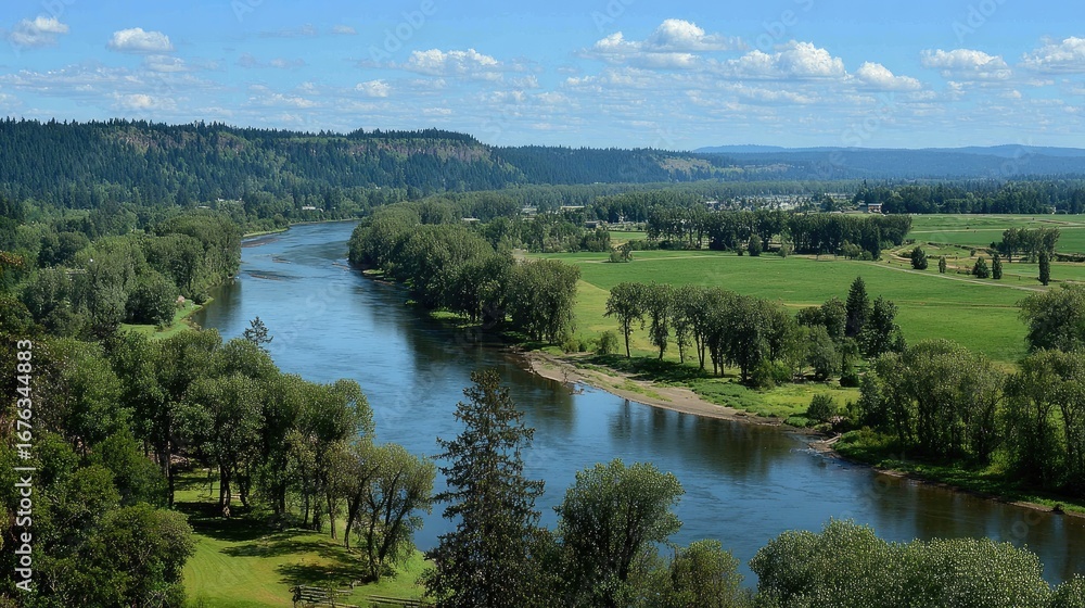 Fototapeta premium Scenic River View