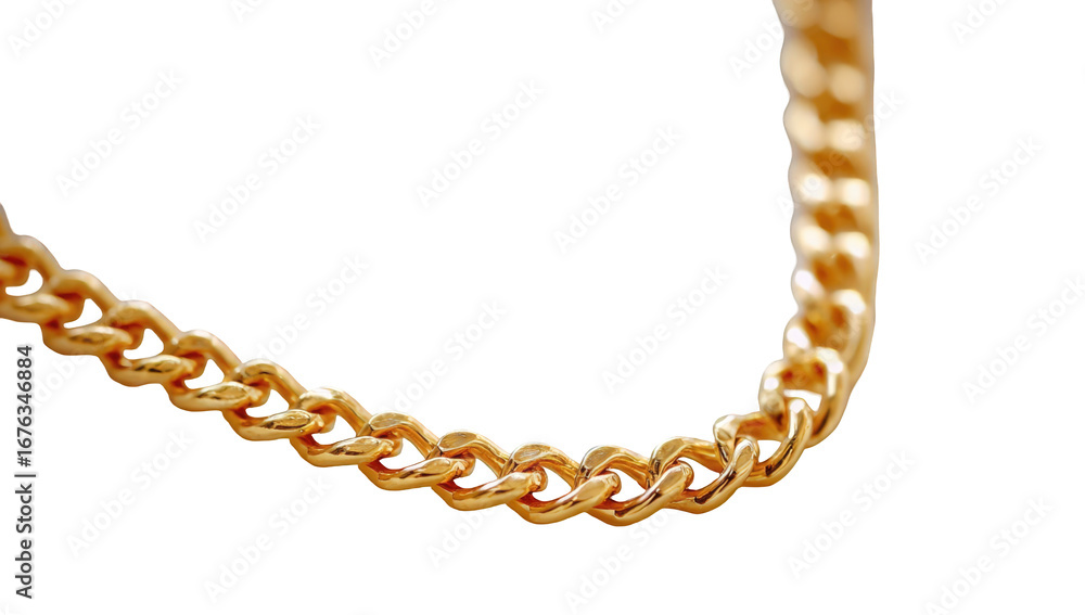 Obraz premium Close-up of a gold chain