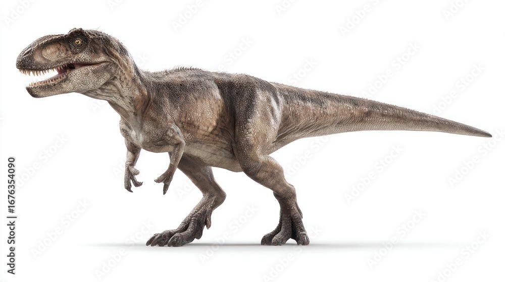 Obraz premium Prehistoric creature, side profile (1)