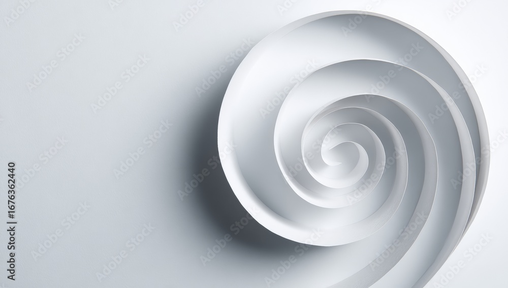 Obraz premium Abstract spiral design on a light background
