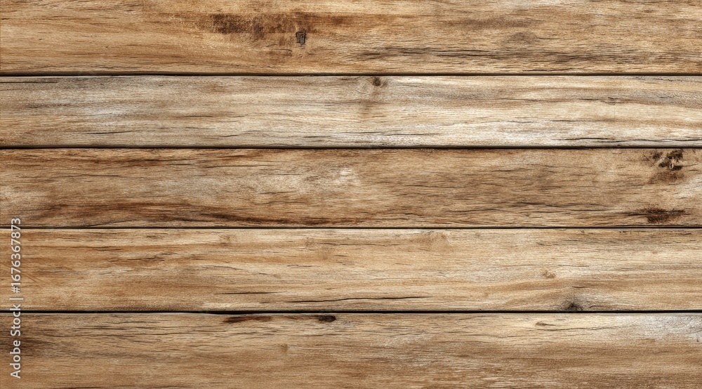 Fototapeta premium Close-up of weathered horizontal wooden planks