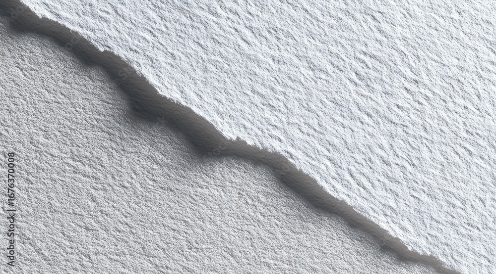 Fototapeta premium Close-up of torn white textured paper