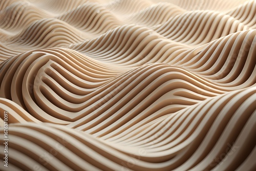 Wooden brown texture with abstract spiral and circular patterns