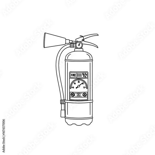 Fire Extinguisher Icon for Safety