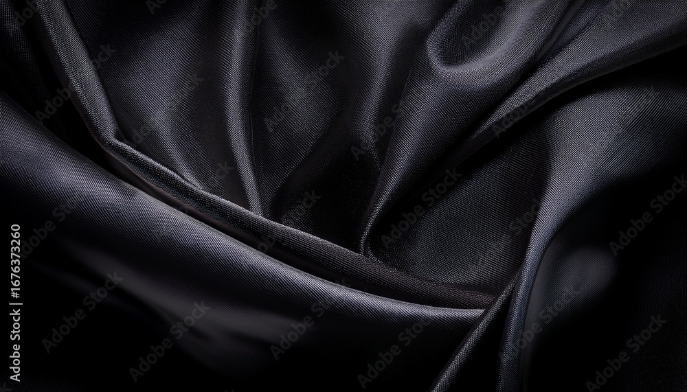 Fototapeta premium deep matte black background with soft velvety texture modern luxurious minimal design
