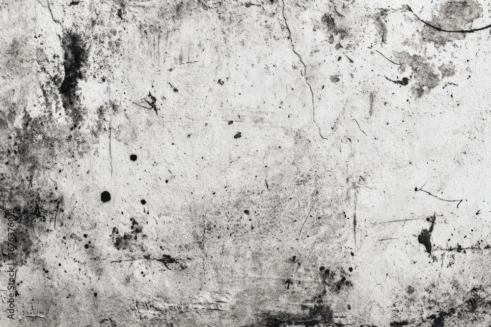 Fototapeta premium Abstract grayscale texture of a weathered surface