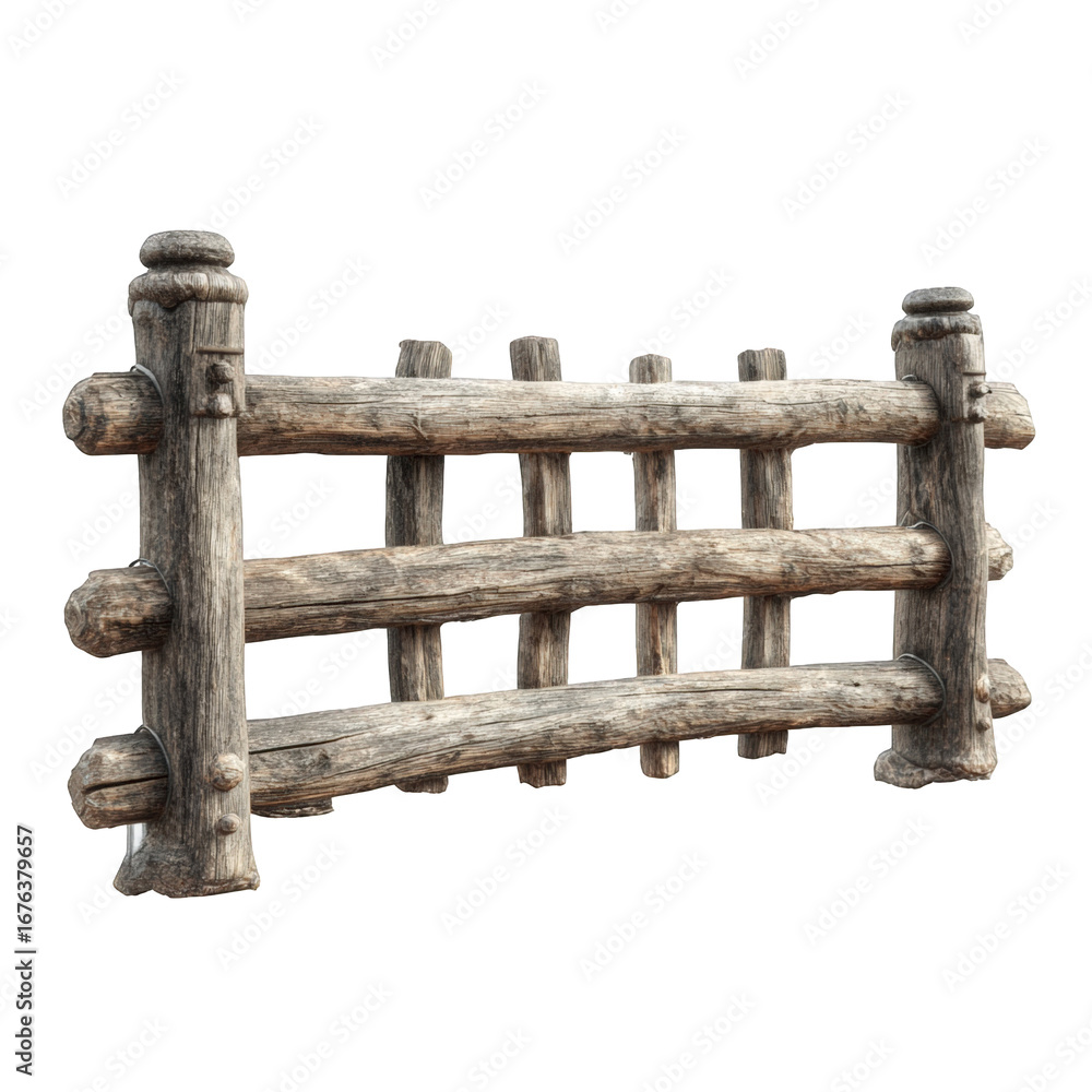 Obraz premium Rustic wooden fence (1)