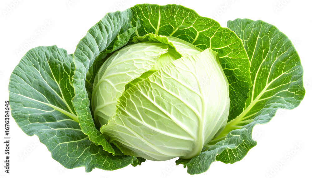 Fototapeta premium PNG cabbage isolated on white
