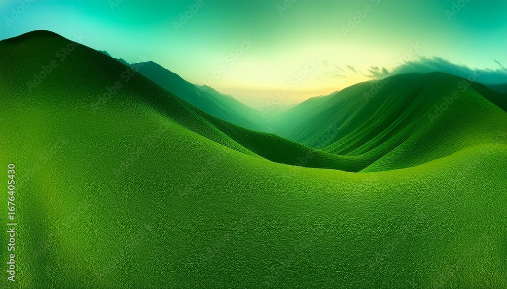 Obraz premium abstract green gradient texture background
