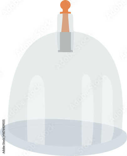 Cupping glass illustration