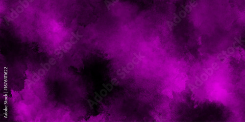 Abstract purple watercolor texture on white paper creating decorative artistic, with subtle rainbow pastel hues, purple watercolor design with delicate watermarks.	
