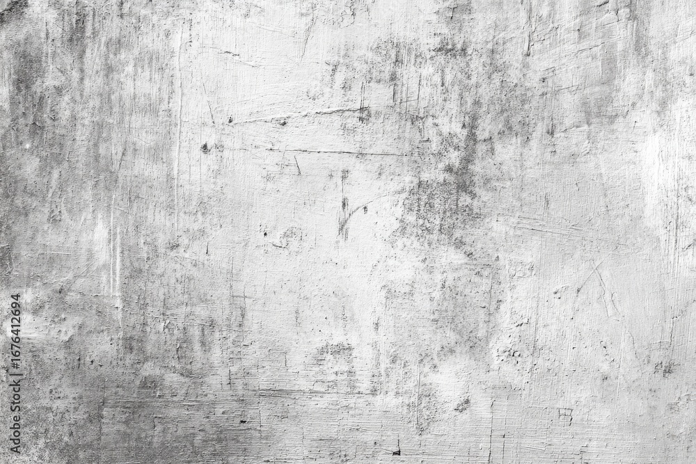 Fototapeta premium Gray mottled textured surface with marks