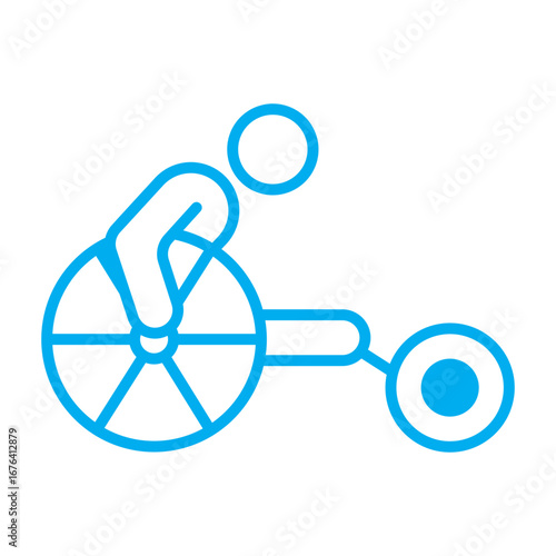 Para Athlete Sport Icon