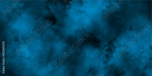 dark blue smoke background, abstract blue watercolor, navy blue or watercolor and black texture, beautiful dark gradient hand drawn by brush grunge Illustration painting background.