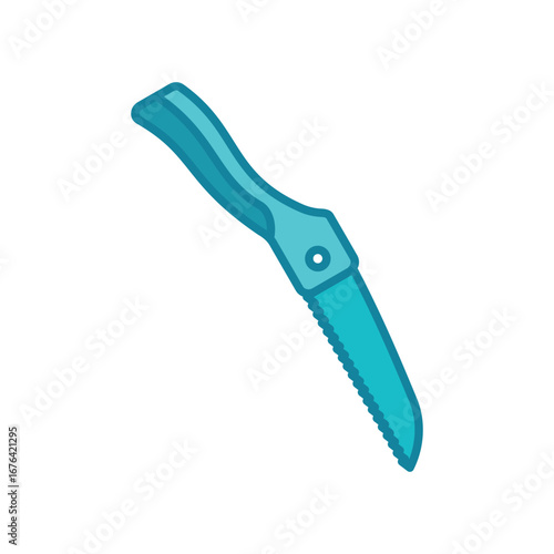 folding saw icon vector design template elegant style