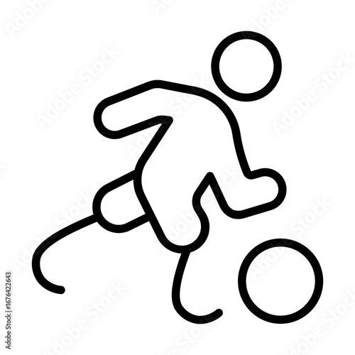 Adaptive Soccer Icon