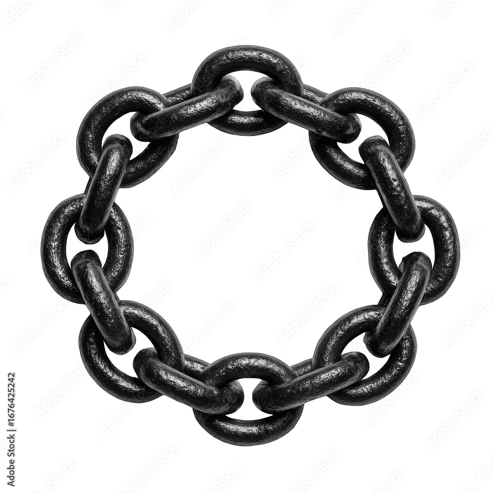 Fototapeta premium Circular chain