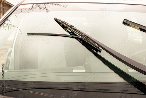 a torn wiper blade will scratch the car glass