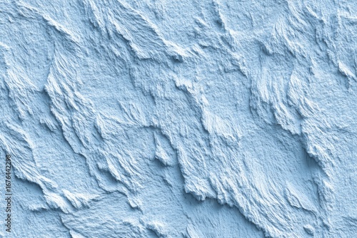 Wallpaper Mural Abstract ruffled textured surface, light blue, serene organic background with copy space Torontodigital.ca