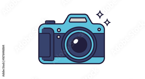 Modern digital camera ready to capture beautiful photographs and memories.
