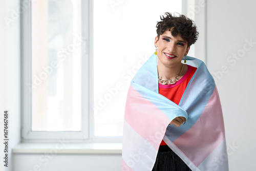 Young transgender woman wit...