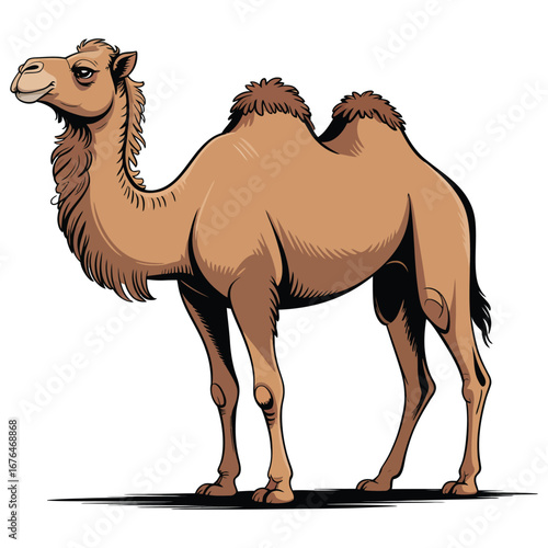 camel cartoon illustration