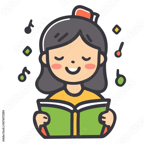 caroling, singing hymns, christmas, christmas eve, festival, vector, transparent background, person, icon, cute, xmas, winter, cold, celebration