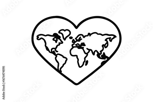 heart love valentine vector romance day symbol vector design icon