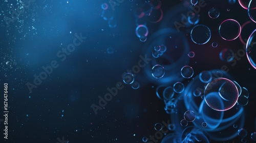 Digital Universe Art: Colorful Twinkling Stars, Galaxy Dust & Dynamic Glowing Effects