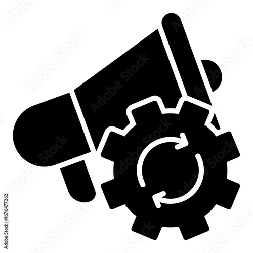 Marketing automation icons to optimize sales