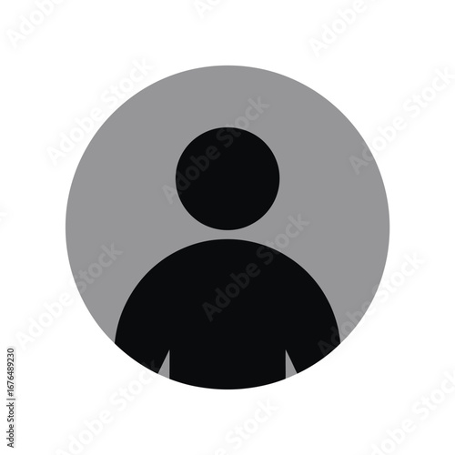User Profile Icon Vector - Avatar & Person Silhouette for UI/UX, Social Media & Identity Design