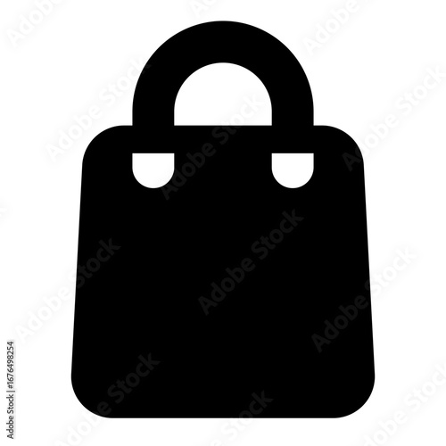 Bag icon with line style