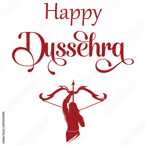 Dussehra Festival Illustration with Lord Rama