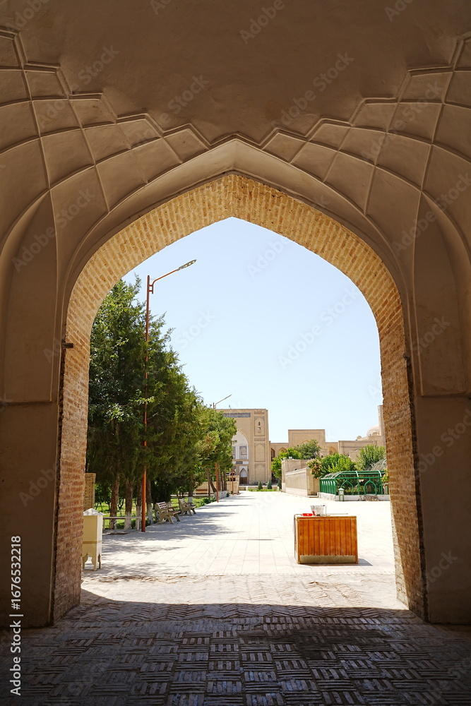 Obraz premium Chor Bakr Memorial Complex in Bukhara, Uzbekistan - ウズベキスタン ブハラ チョル・バクル