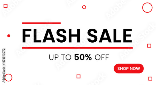Captivating promotional banner for an online store offering significant time-limited discounts and attractive savings