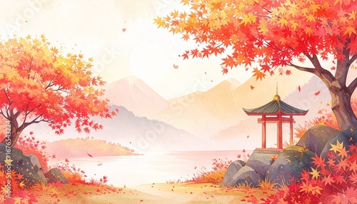 Wallpaper Mural 秋の庭園 Torontodigital.ca