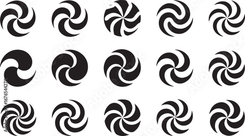 A collection of dynamic and mesmerizing spiral icons, perfect for representing movement, energy, and abstract concepts in any design.

