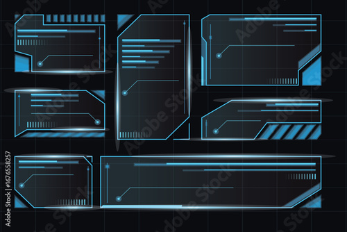 Modern Augmented Reality Data Panel